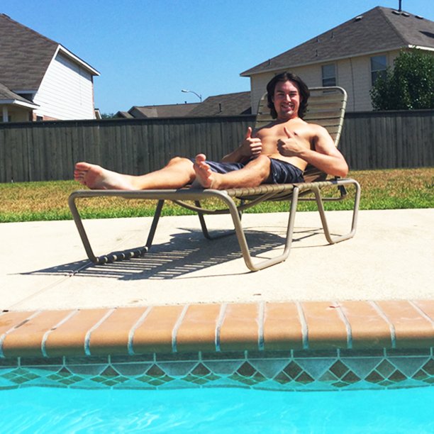 garrettsuccess's tweet photo. Just, lounging by the pool. When living a laptop life, these days become many. Anyways, may you have a great day! https://t.co/kWy3BAsu5f