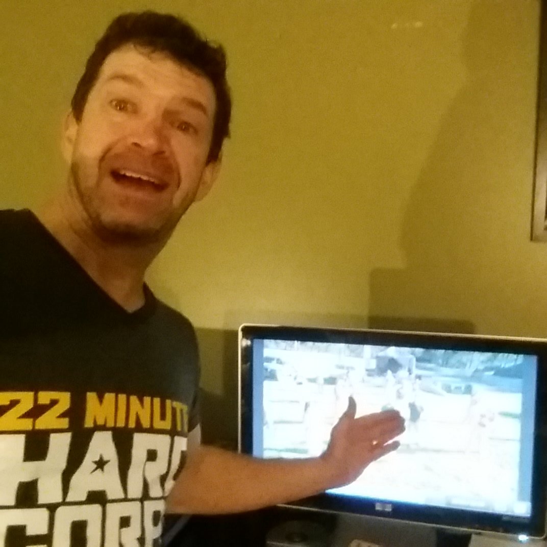 Just tried #22minutehardcorps on #bod and loved it, <a href="/tonyshorton/">Tonyshorton</a> goes back to basics.#sweeps