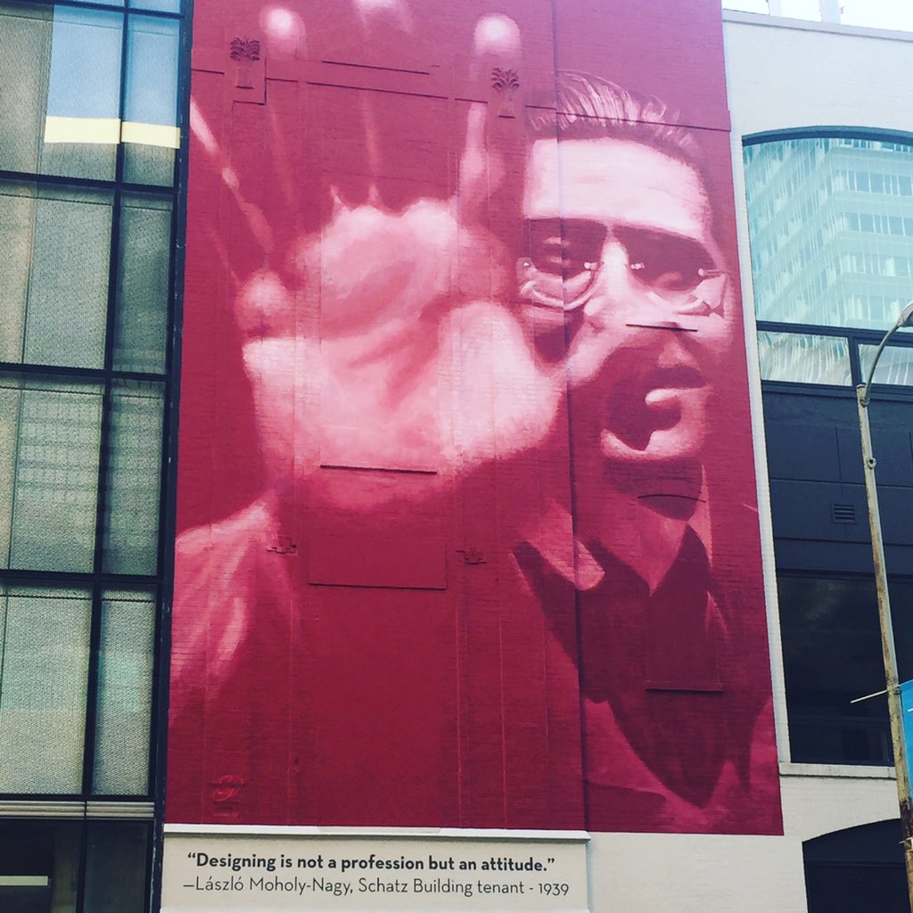 laura4lano's tweet photo. @IITDesign Billboard #newbauhaus https://t.co/aoK0BJUG5z