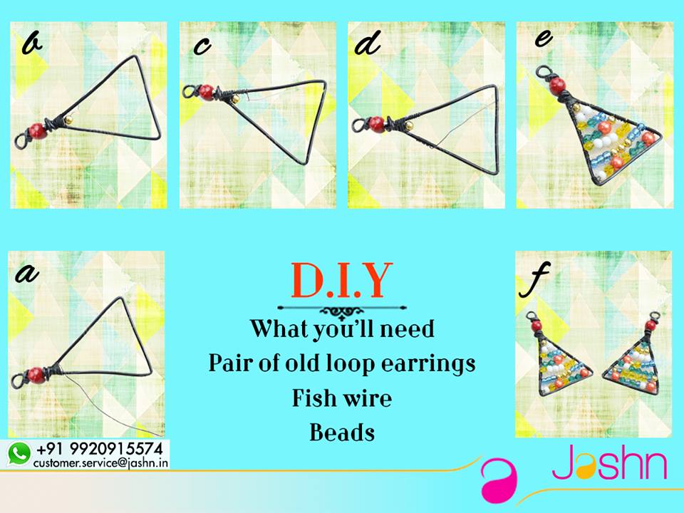 JashnOnline's tweet photo. Are you going out tonight? Adorn this stunning handmade loop earrings to complete your casual look! #WayTooWow https://t.co/OhVOJVXlvT