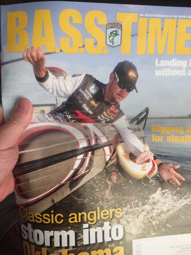 BrocephusFishin's tweet photo. Killer cover for @BASS_nation B.A.S.S. Times 

Always enjoy seeing my favorite angler represented. @christiefishing https://t.co/zOqlGPk5TT