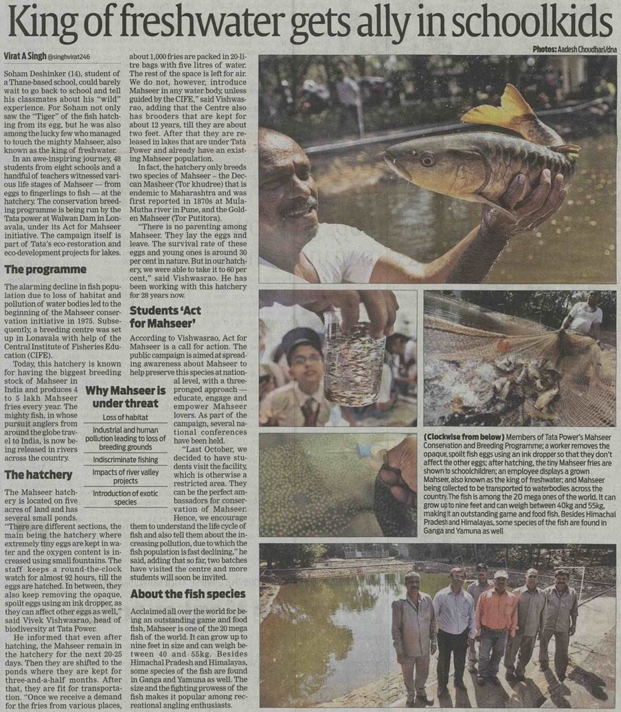 ActForMahseer's tweet photo. King of freshwater gets ally in school kids #DNA - 8th Feb 2016, Page 2 #ActforMahseer #Mahseer https://t.co/Y9eiIjTOXR