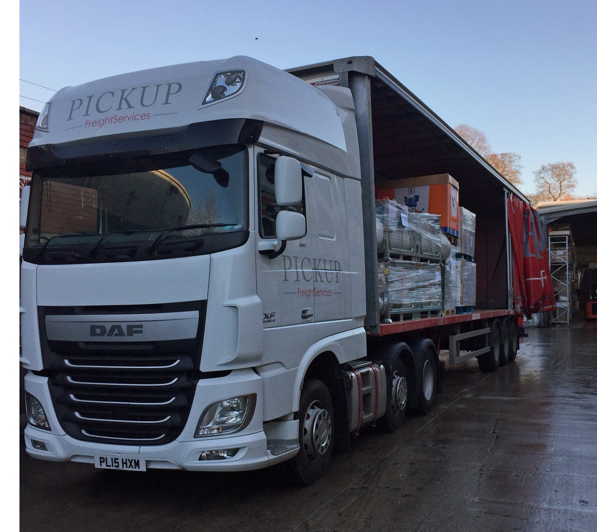 Hard at work Pickup Freight's #DAF XF <a href="/lukeyp777/">Pickup Freight</a>  Another #truck coming soon!
