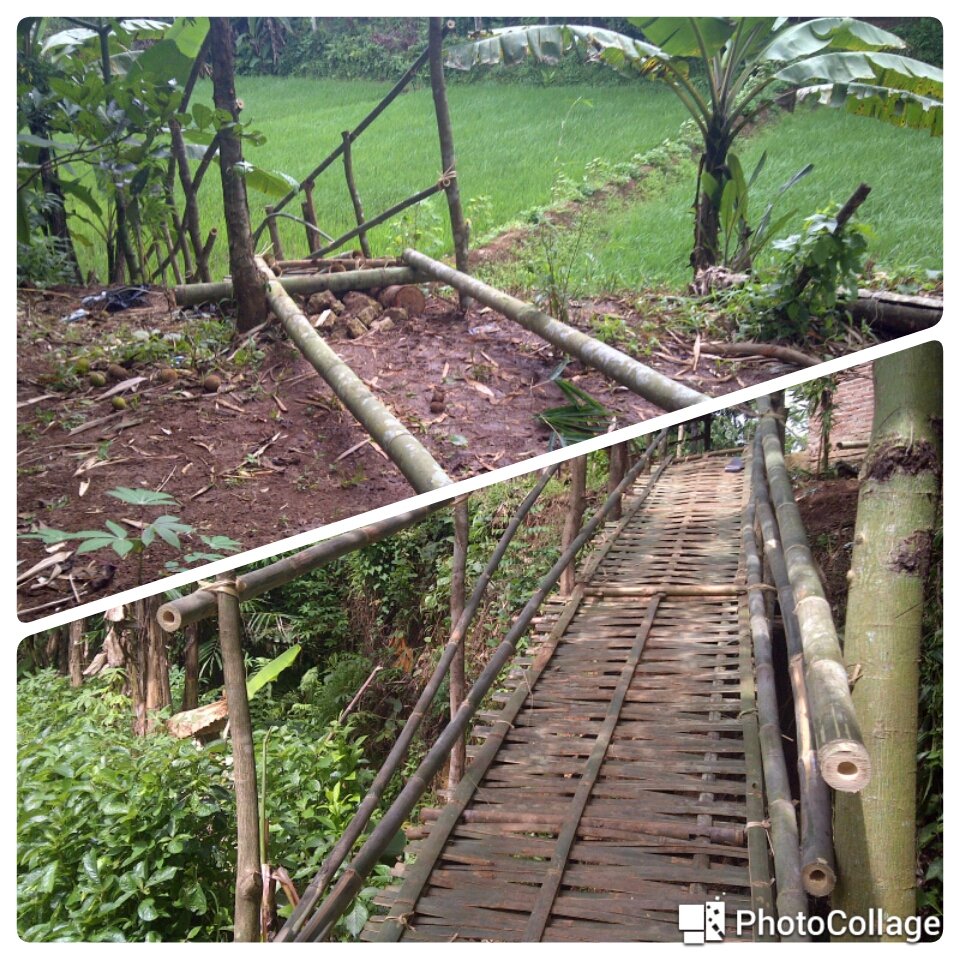 akuk3r3n's tweet photo. @MeiliaSavitri gtg royong bimin jembatan gantung dr bambu.... seru dehh:) https://t.co/Uzdyol4ZYi