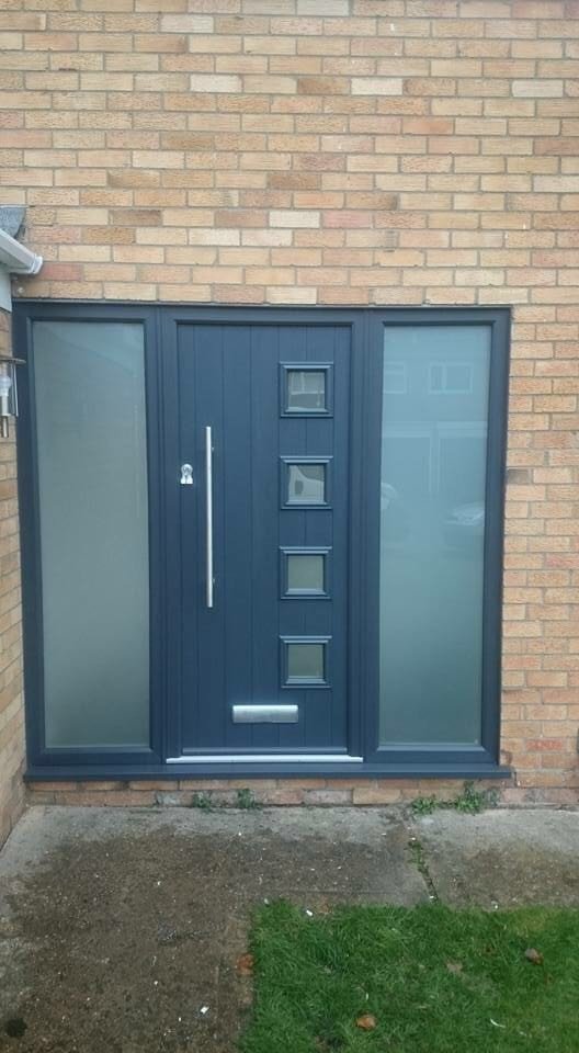 GAPhomeimprove's tweet photo. Before & after #solidor Milano door w/Italia handle, grey thermal skins+foiled,toughened satin glass panels #dgcos https://t.co/qtZATDhcbN