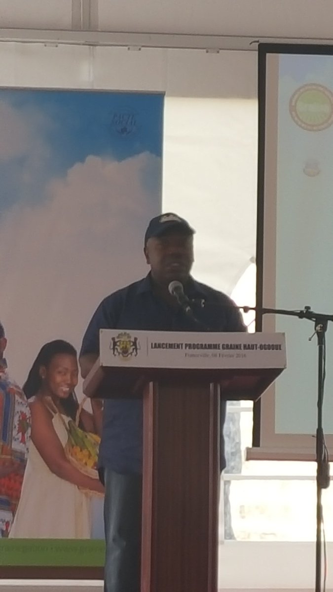 Le <a href="/PresidentABO/">Ali Bongo Ondimba</a> répondant aux différentes allocutions et salue les avancées du programme <a href="/grainegabon/">GRAINE</a> #gabon