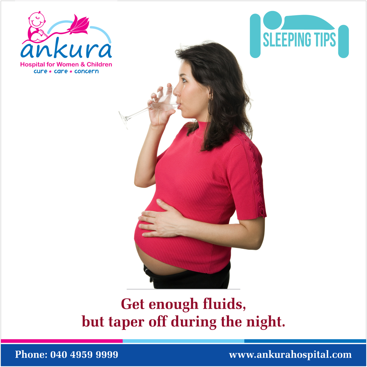 ankurahospitals's tweet photo. Get enough fluids, but taper off during the night.
#Pregnancy #SleepingTips #PregnancySleepingTips #TipsForPregnancy https://t.co/0ttbuhC9iU