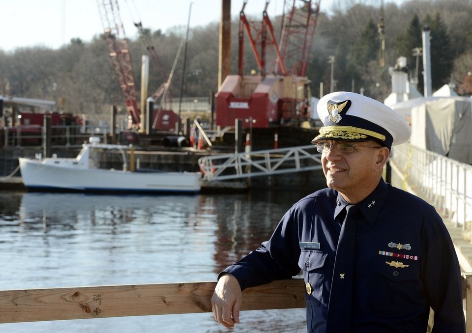 thedayct's tweet photo. New superintendent of Coast Guard Academy aims for more diversity, bigger corps of cadets. https://t.co/VqjWstBok8 https://t.co/QSIFHSy0fX
