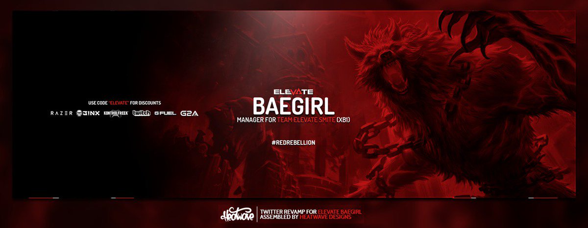 HeatwaveDesigns's tweet image. Little header for @eLevateBaegirl ;)
Nothing too special.
HD: i.cubeupload.com/PYQhmi.png

RT's and likes appreciated!