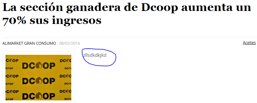 Irene_H_M's tweet photo. ¿A quién no le ha pasado? @Alimarket, reportaje interesante el de Dcoop. Se os ha colado el borrador. #webfails https://t.co/cxBxwLjIe0