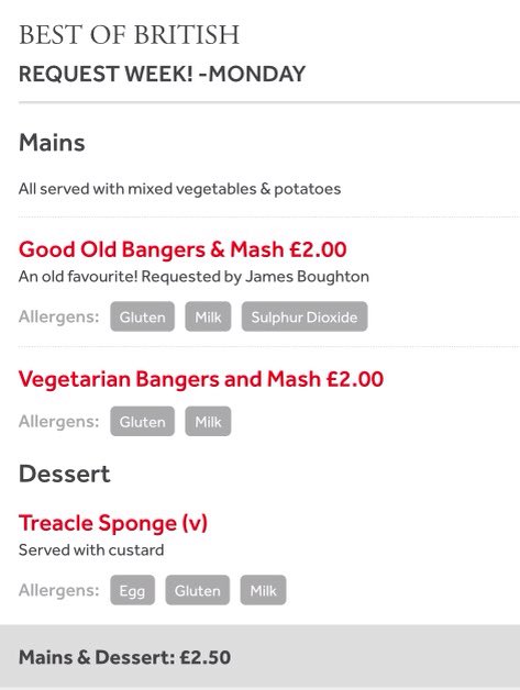 HGS_g2's tweet image. Menus for #Monday #ChineseNewYear #requestweek