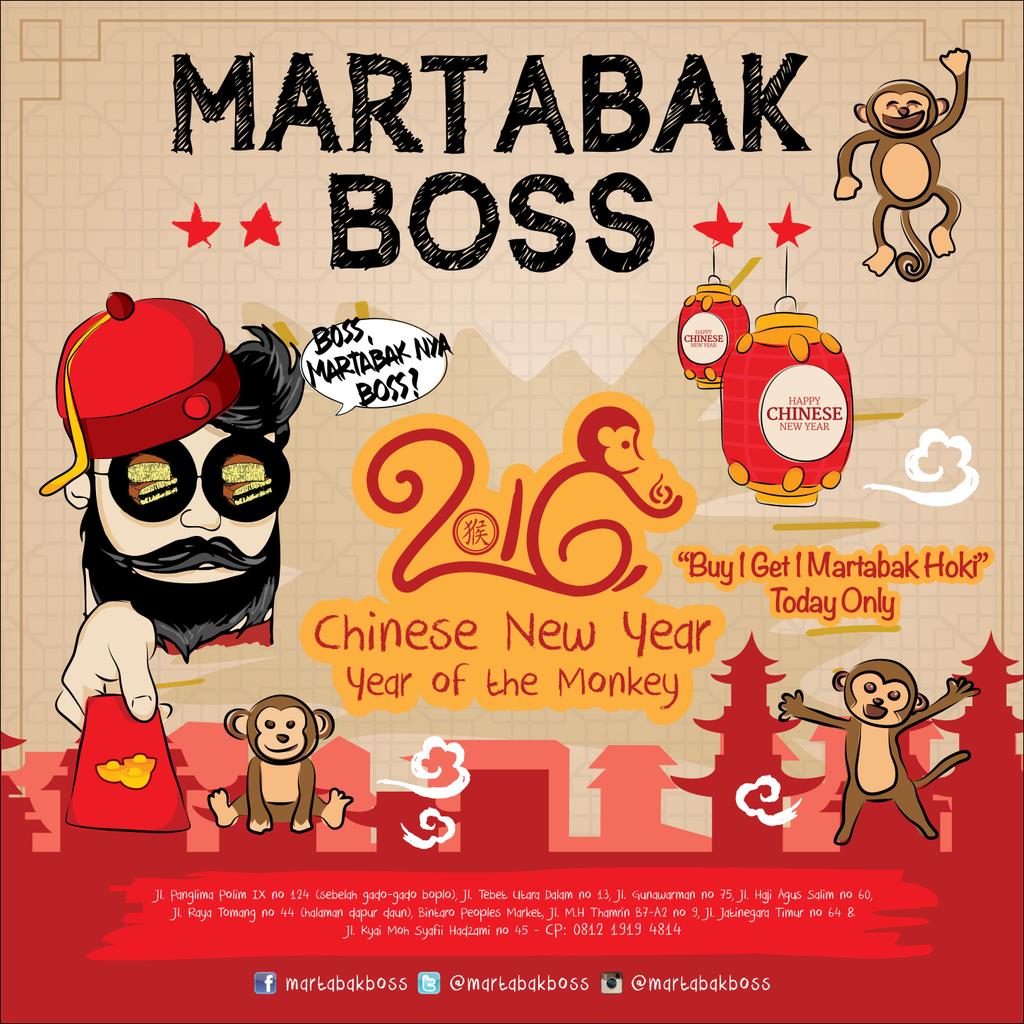Gong xi fa cai. Buy 1 get 1 martabak hoki. L'ets try boss. #martabakboss #food #martabakhoki #CNY #happyimlek