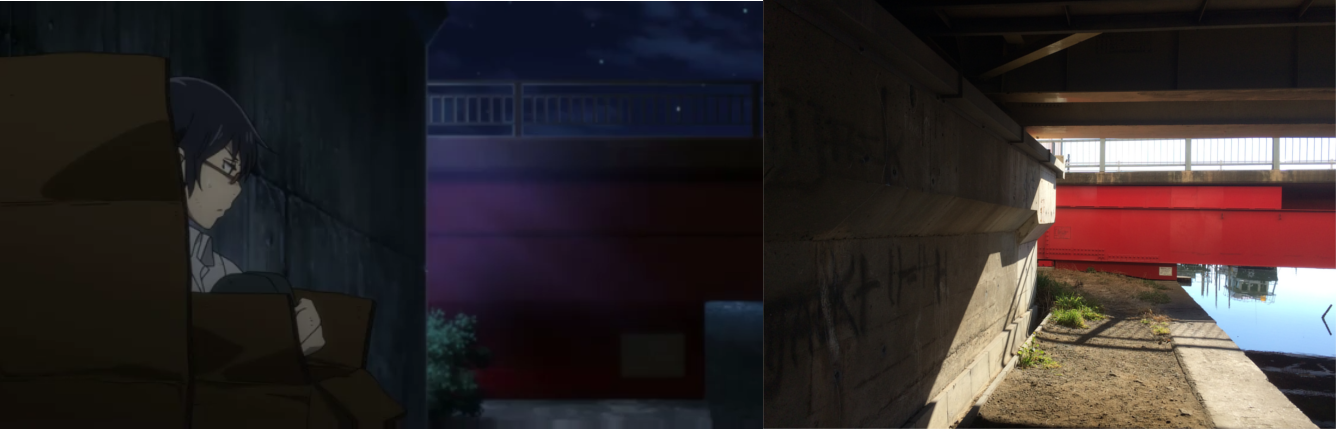 ぎきょー 僕だけがいない街 聖地巡礼レポ In千葉県船橋市 画像１ ２は京葉道路の高架下 画像３は京葉道路です Op アニメ５話登場 その他原作には船橋駅周辺の俯瞰絵が出てきますが マンション側の撮影許可を頂けませんでした 僕街 T