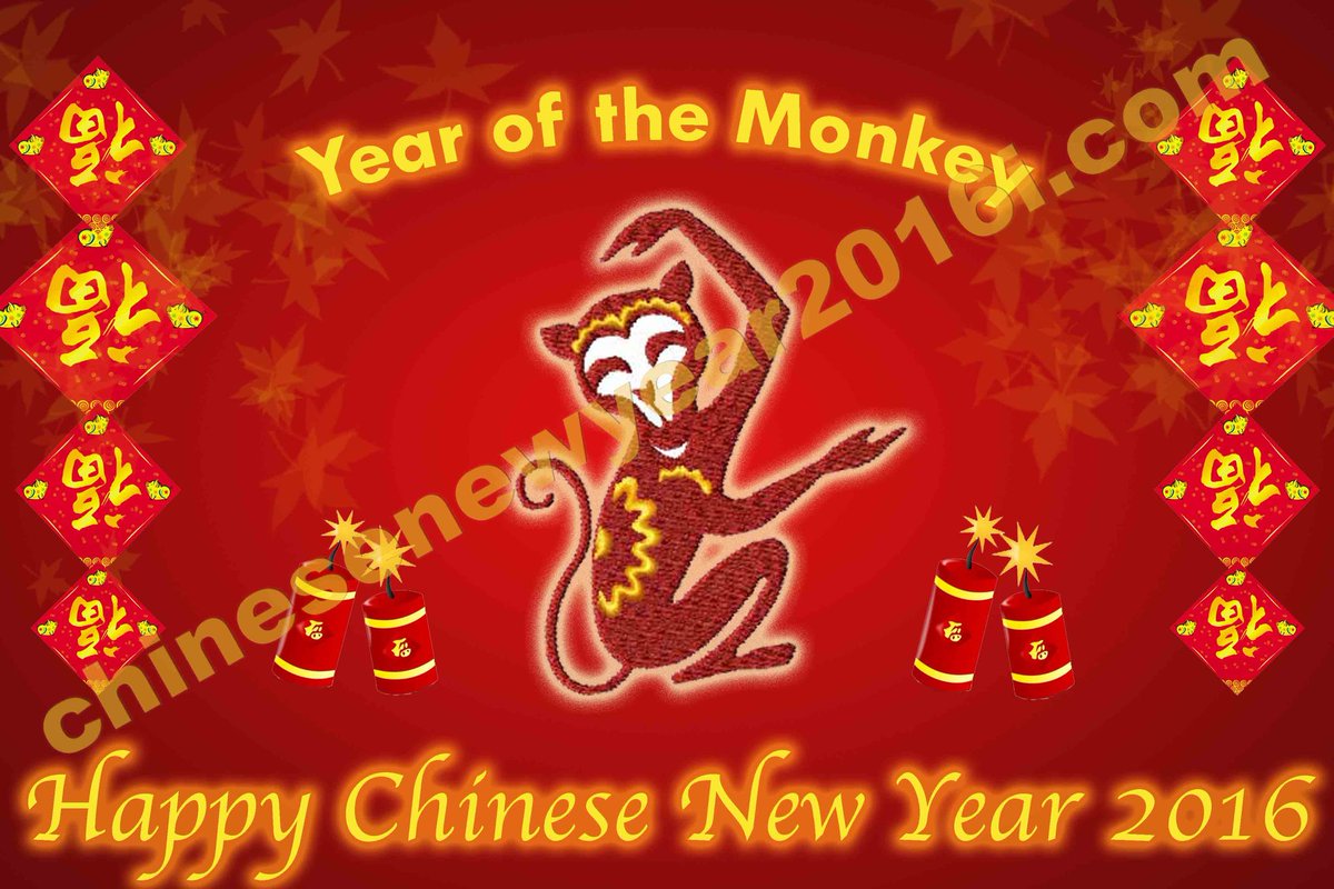 nais1998's tweet photo. Happy Chinese New Year #monkey2016 https://t.co/H6qDyz0bxG