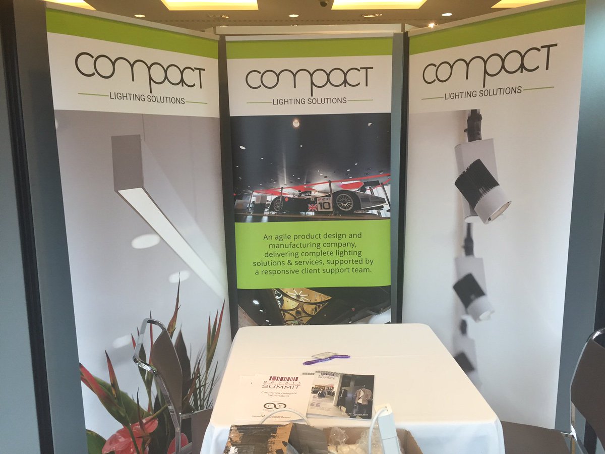 Compactlighting's tweet image. We&apos;re at the @Retail_Summit today! #RSDSummit