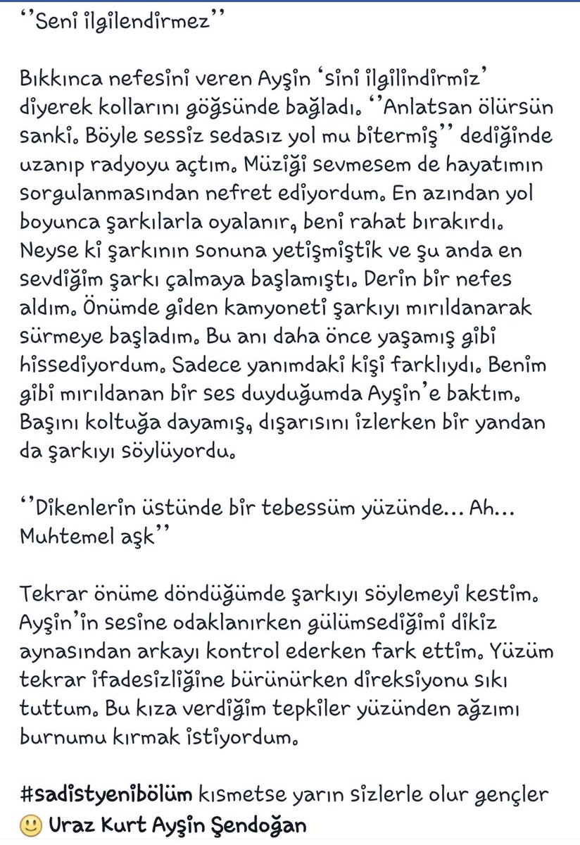 #sadistyenibölüm
#sadistebölümgeliyor