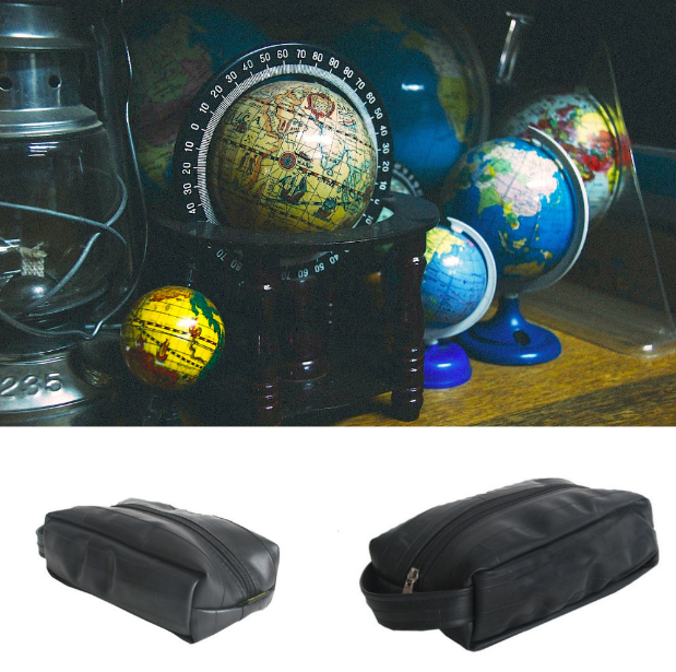 This #travel accessories #bag is #upcycled bike tubes and 100% #recycled PETE liner ow.ly/XRrJG