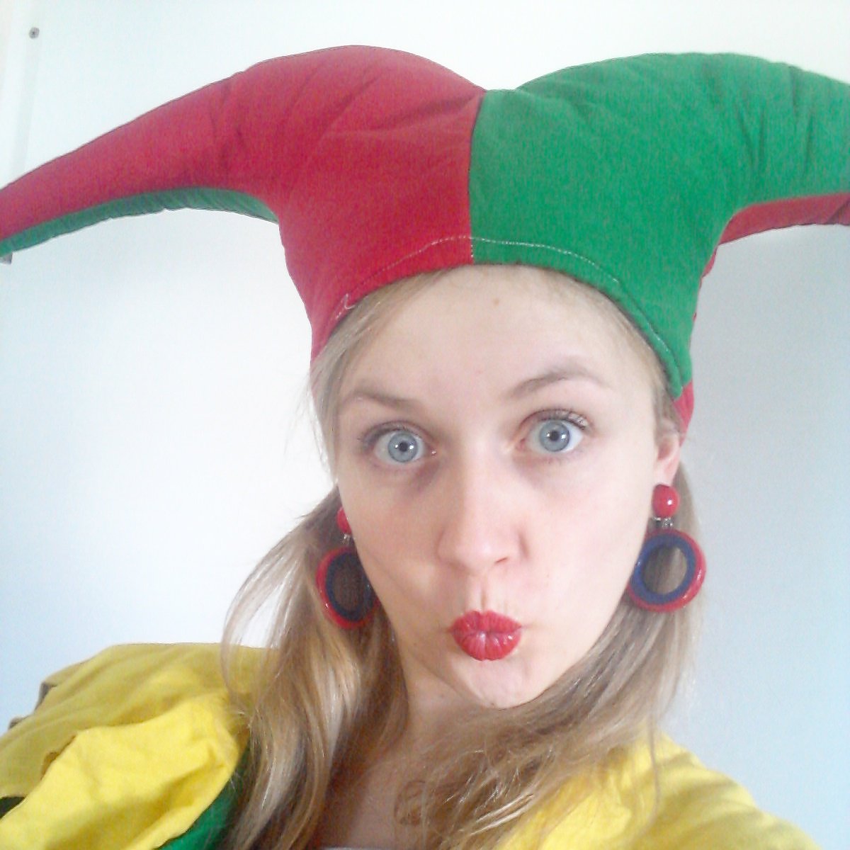 Bei uns wurde auch der Zug abgesagt,  aber was soll's! 
#karneval2016 #alaaf #Harlekin