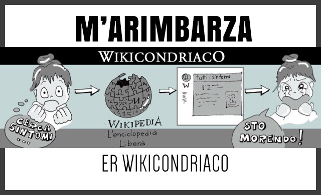 Hai presente quello che al primo mal di gola, va su #wikipedia e scopre che sta per morire?
goo.gl/0XdyRG
