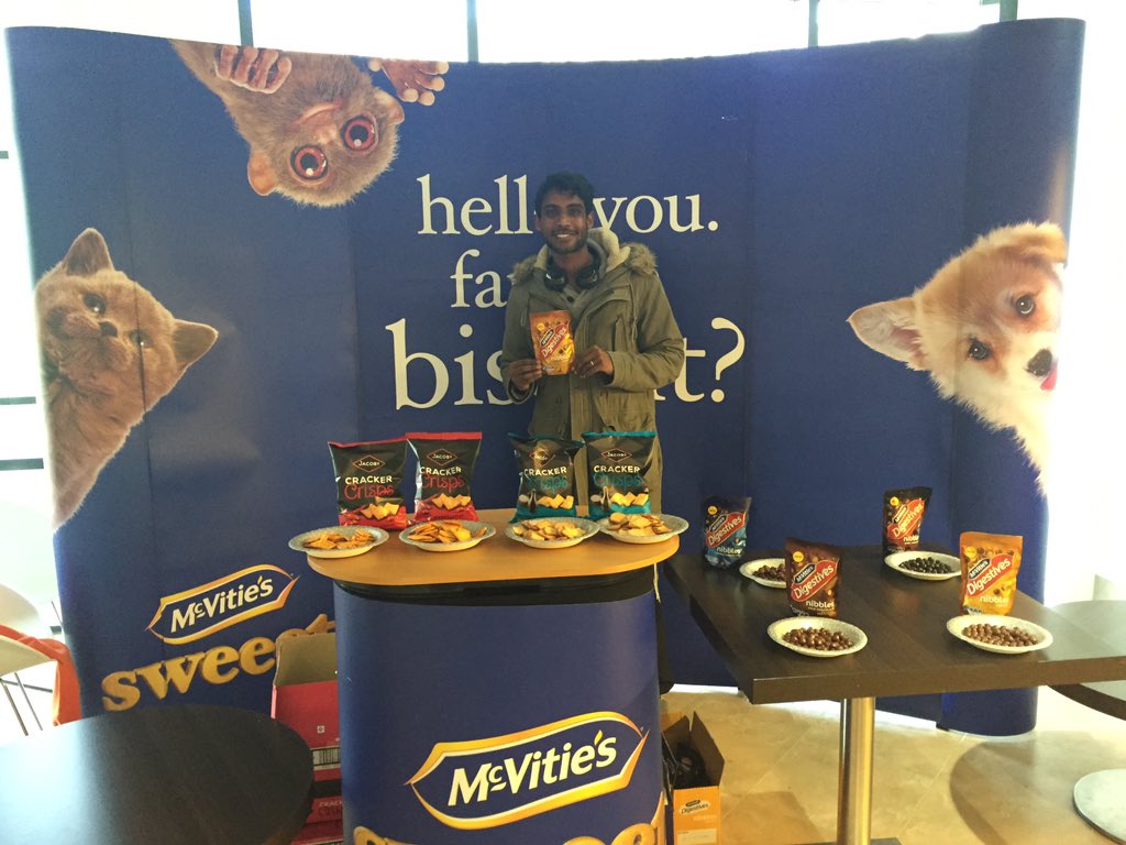 UB_Foodservice's tweet photo. Students can't resist McVitie's Digestive Nibbles @sussexfood https://t.co/I1AFuKkOgc