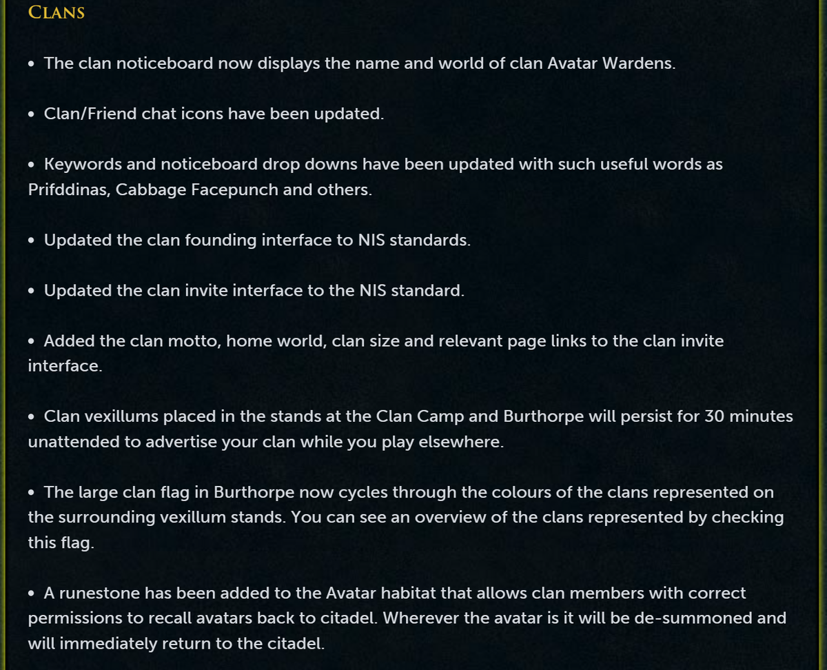 JourneyClan's tweet photo. Loving the clan updates today @RuneScape. Thanks for these additions. ☺👣 #RuneScape #RuneScapeClan #RSClan #RS3Clan https://t.co/f8jCetiJUq