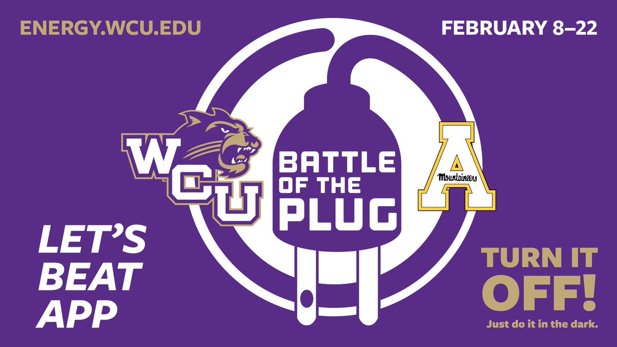 WCU's tweet photo. Attention #WCU students living on campus, #LetsBeatApp in the #BattleofthePlug visit https://t.co/FFjswP2Y5k 4 info. https://t.co/yEhTi2F5Nv