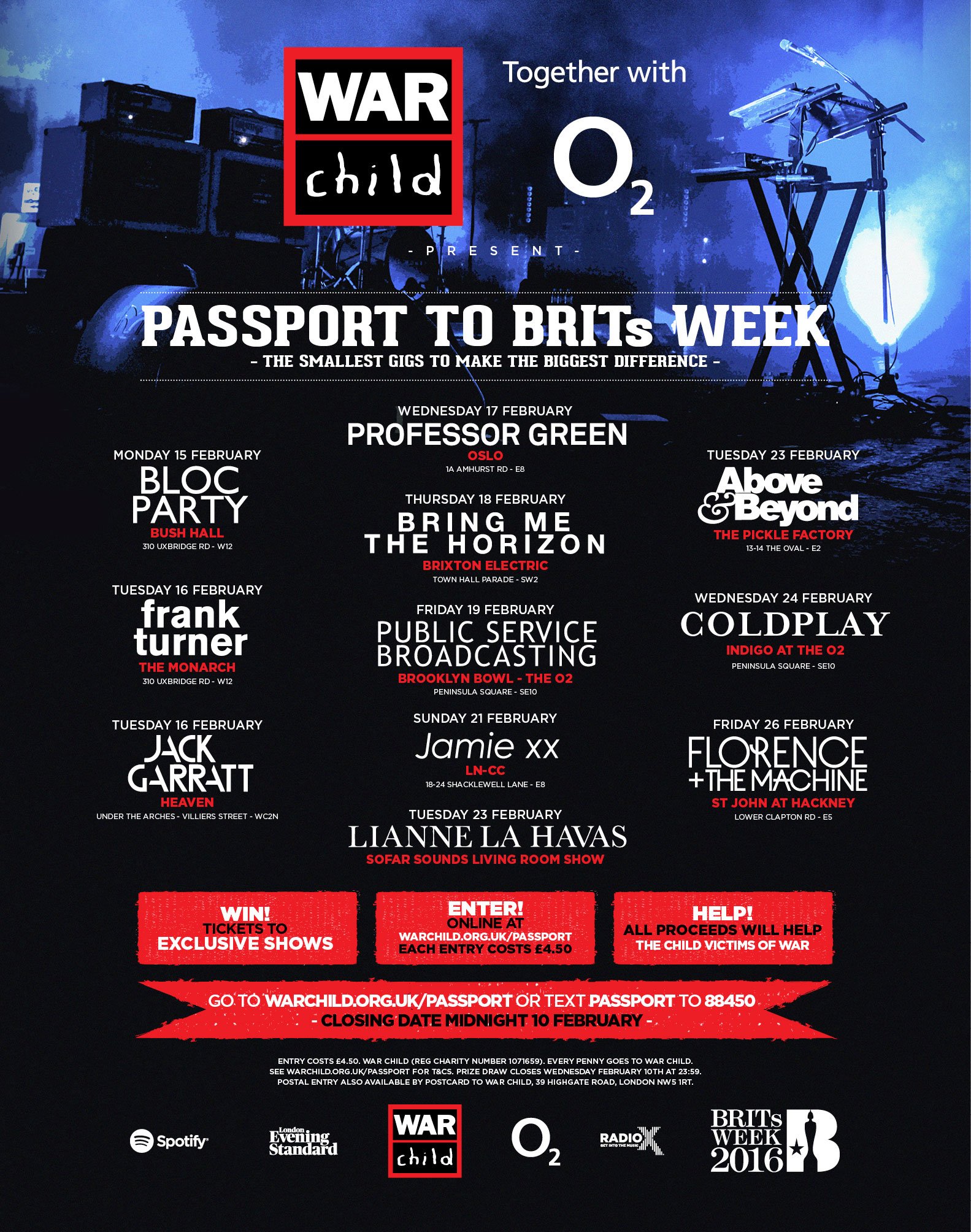 War Child UK on Twitter "For £4.50, you could see an exclusive gig