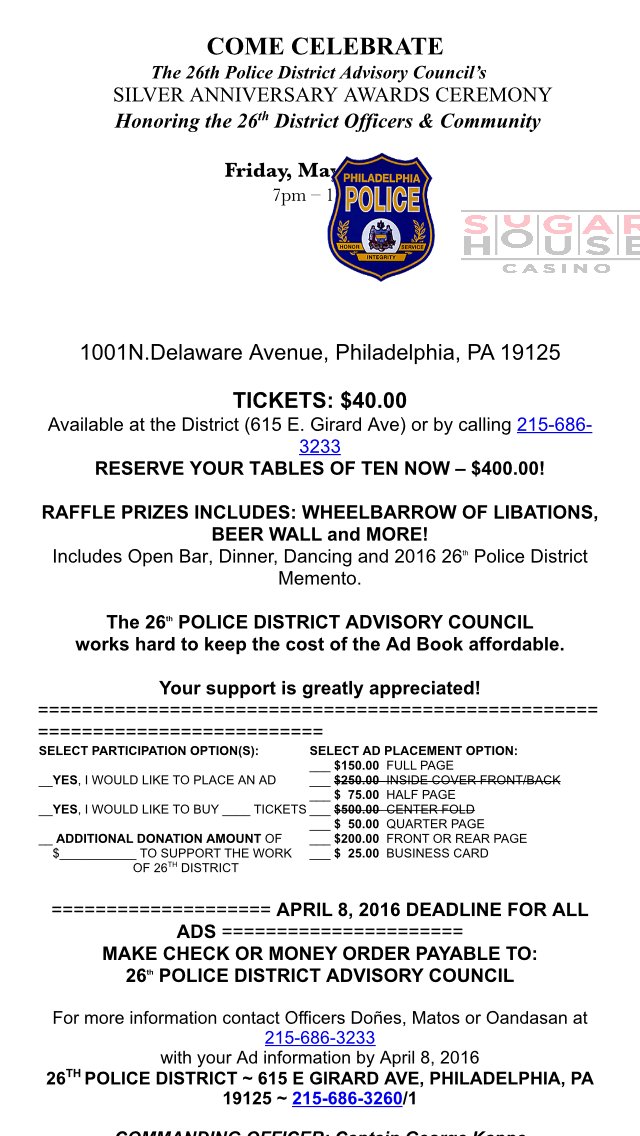 rwcrimewatch's tweet photo. Check it out from our local precinct PPD26Dist: For more info please contact our Community Relations Officer Jose … https://t.co/Tbq0kwqvYS