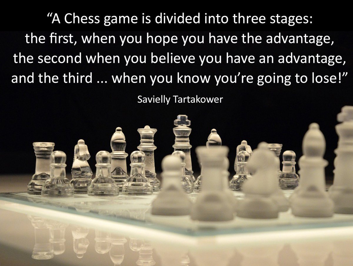 Three Stages of a Chess Game