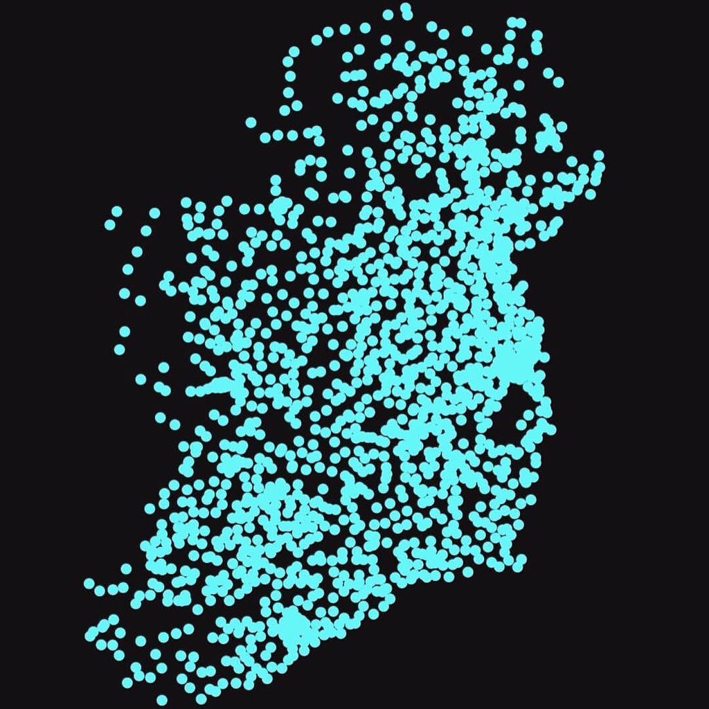 #GAA playing fields perfectly show the outline of Ireland. Check out Gaelic sports for yourself in FL. <a href="/TampaBayGAA/">Tampa Bay Hurling</a>