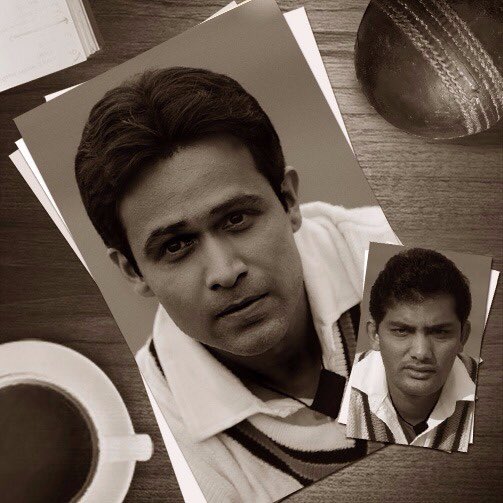 LaraDutta's tweet photo. Wishing @mpazhar a great year ahead! @emraanhashmi as a young Azhar! @AzharTheFilm . May 2016. https://t.co/c6hdxxUYRw