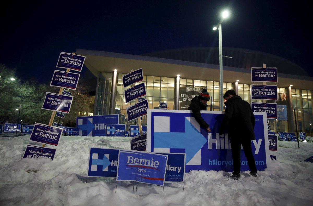 NBCNews's tweet image. New England braces for blizzard ahead of New Hampshire primary nbcnews.to/1W6AeFA