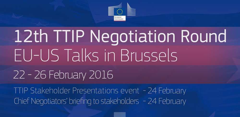 12th Round of TTIP Negotiations