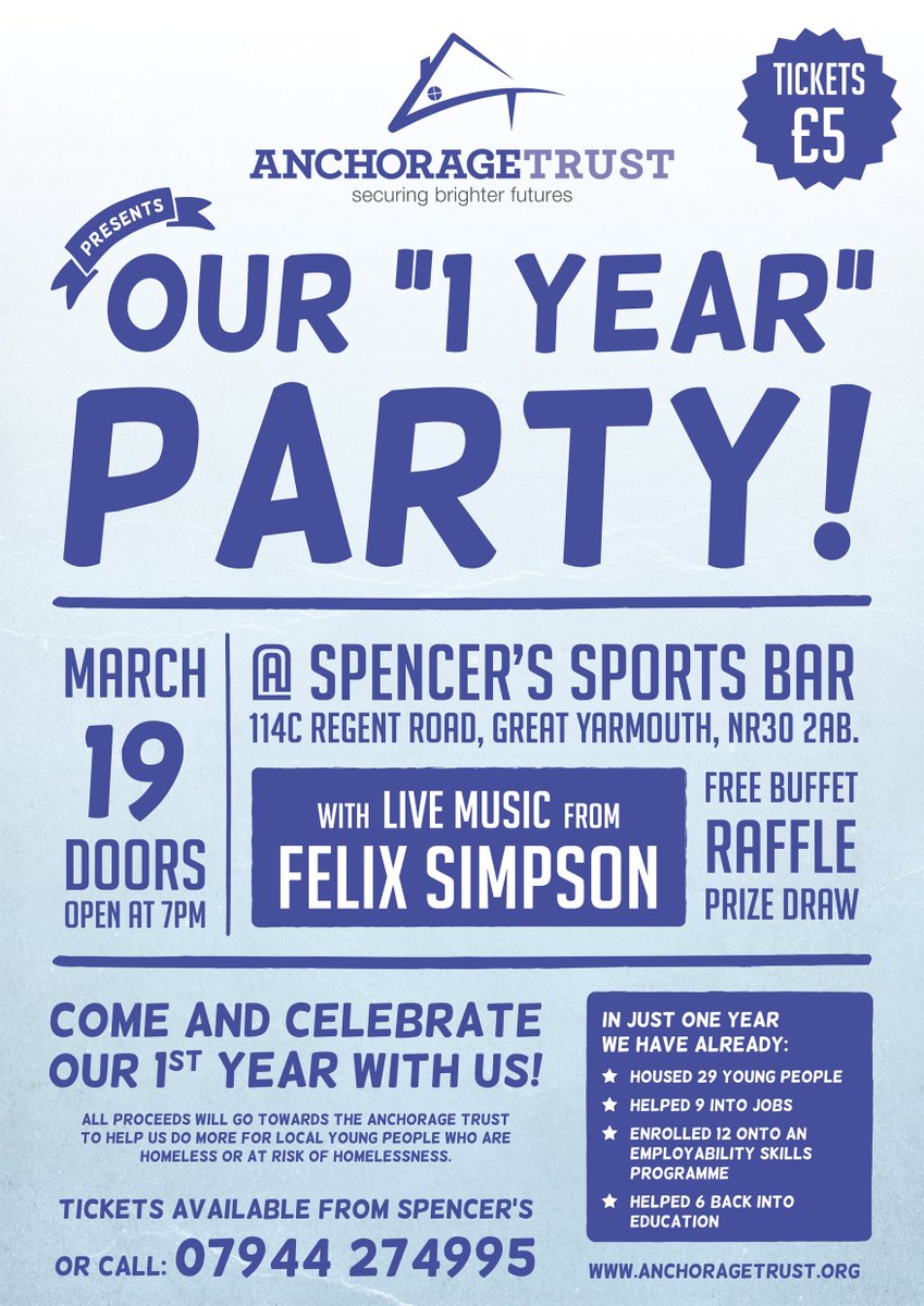 anchoragetrust's tweet photo. Who's joining us @spenyssportsbar @spenjones123 #anchoragetrust1yearparty #fundraiser https://t.co/On5w8S5WrK