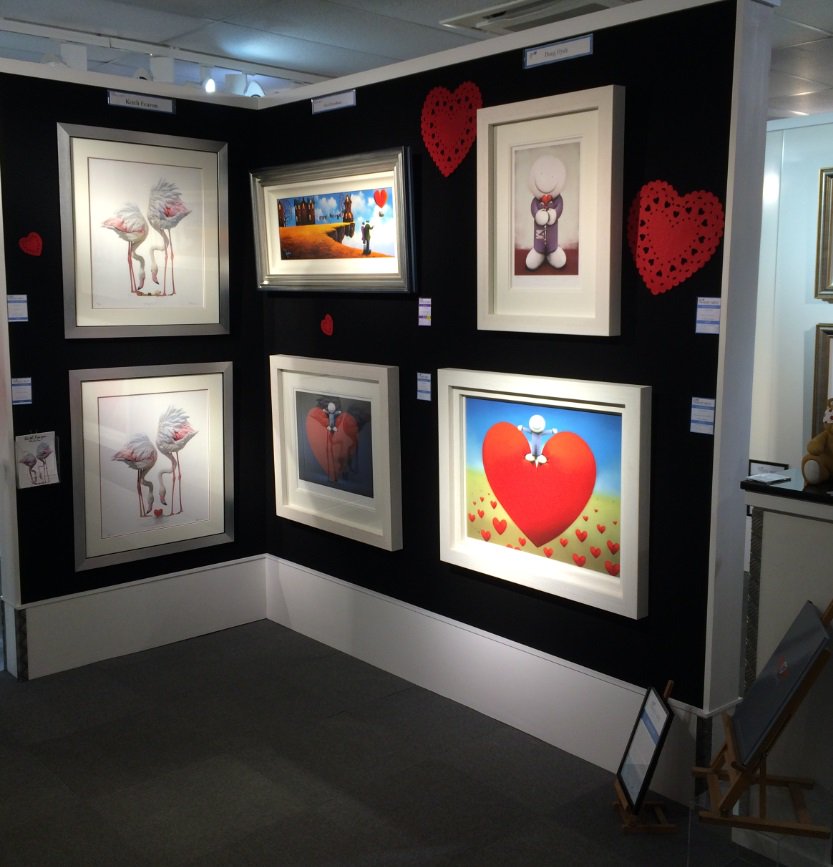 blutulip's tweet photo. Tell us which of our #ValentinesDay display #artwork is your fav? @DougHydeArtist @DavidRenshawArt #KeithFearon https://t.co/meHKyDVnSg