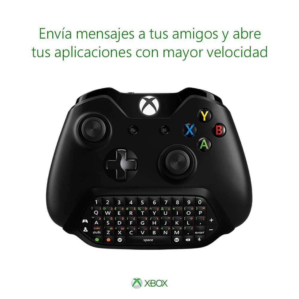 XBOXMexico's tweet photo. Enviar mensajes ahora es mucho más fácil gracias al Chatpad para #XboxOne. Descúbrelo aquí: https://t.co/y2ynqq4xDE https://t.co/SDsi7mF9ZH