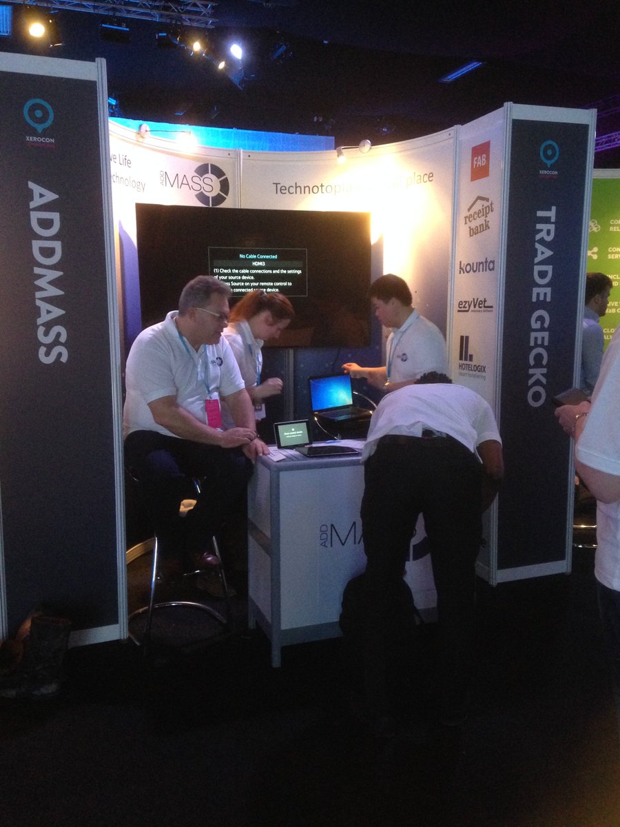 Jasondunlop's tweet photo. One of the great things about #xerocon2016 is you can see how far @AddMass has come since #xeroconlondon Thanks team https://t.co/3TZX3OjIBs