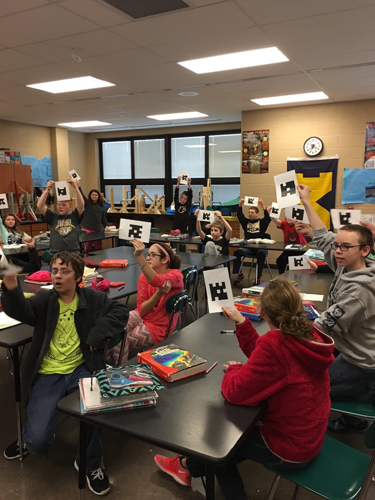SciencePeel's tweet photo. Formatives are so much more fun with @plickers #ScienceWithMrPeel #volcanoes https://t.co/okclcXuoKP
