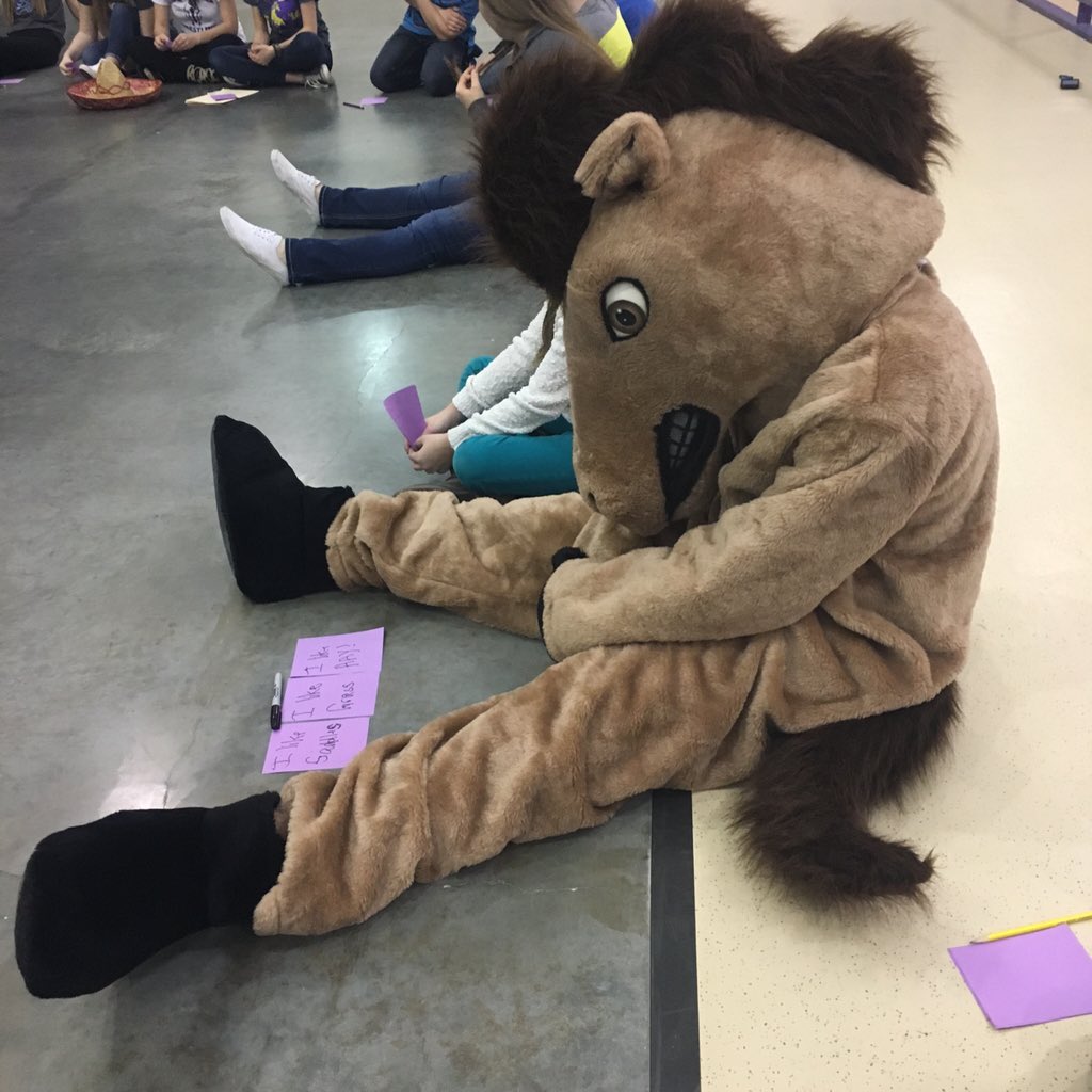 SHHSBroncoStuco's tweet photo. Playing Two Truths and One Lie at USD230 StuCo Conference, which is the lie? #LeadLikeABronco https://t.co/WqqZw07k7K