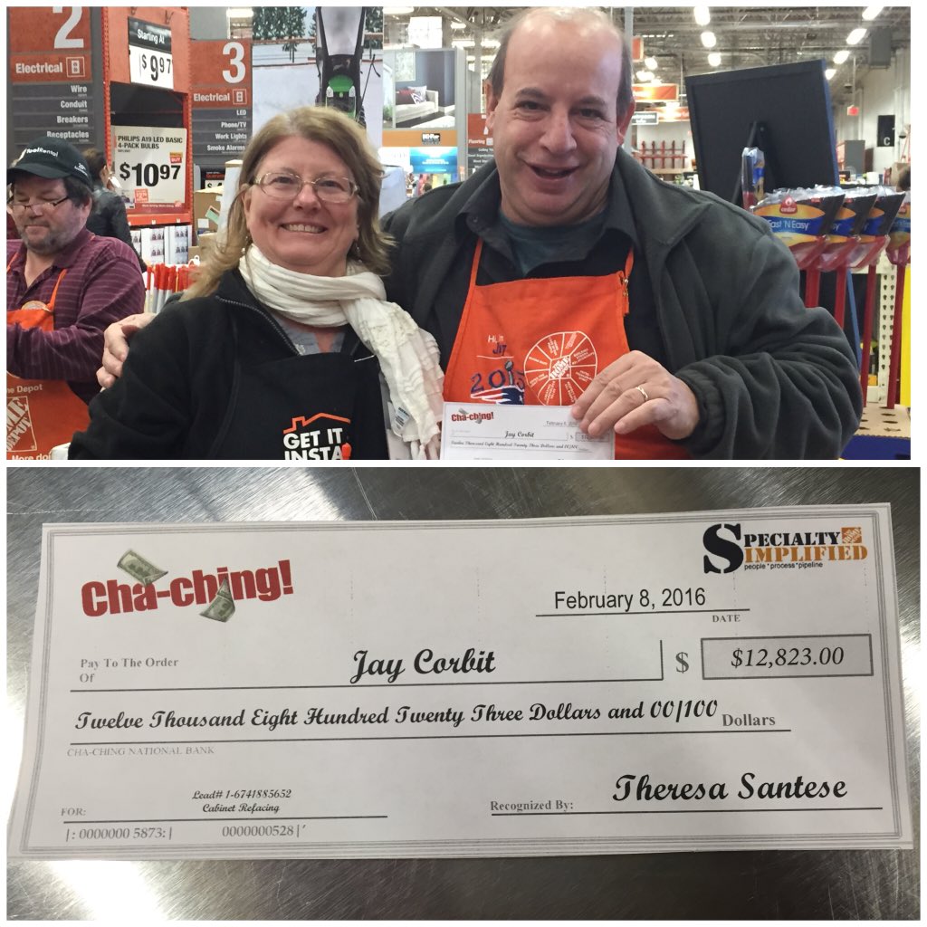 Cashing in on D29 refacing lead!  Thank u Jay!! <a href="/NicoletteH17/">Nicolette Harris</a> <a href="/PiccoliChris/">Chris Piccoli</a> <a href="/draymond926/">Diane</a>