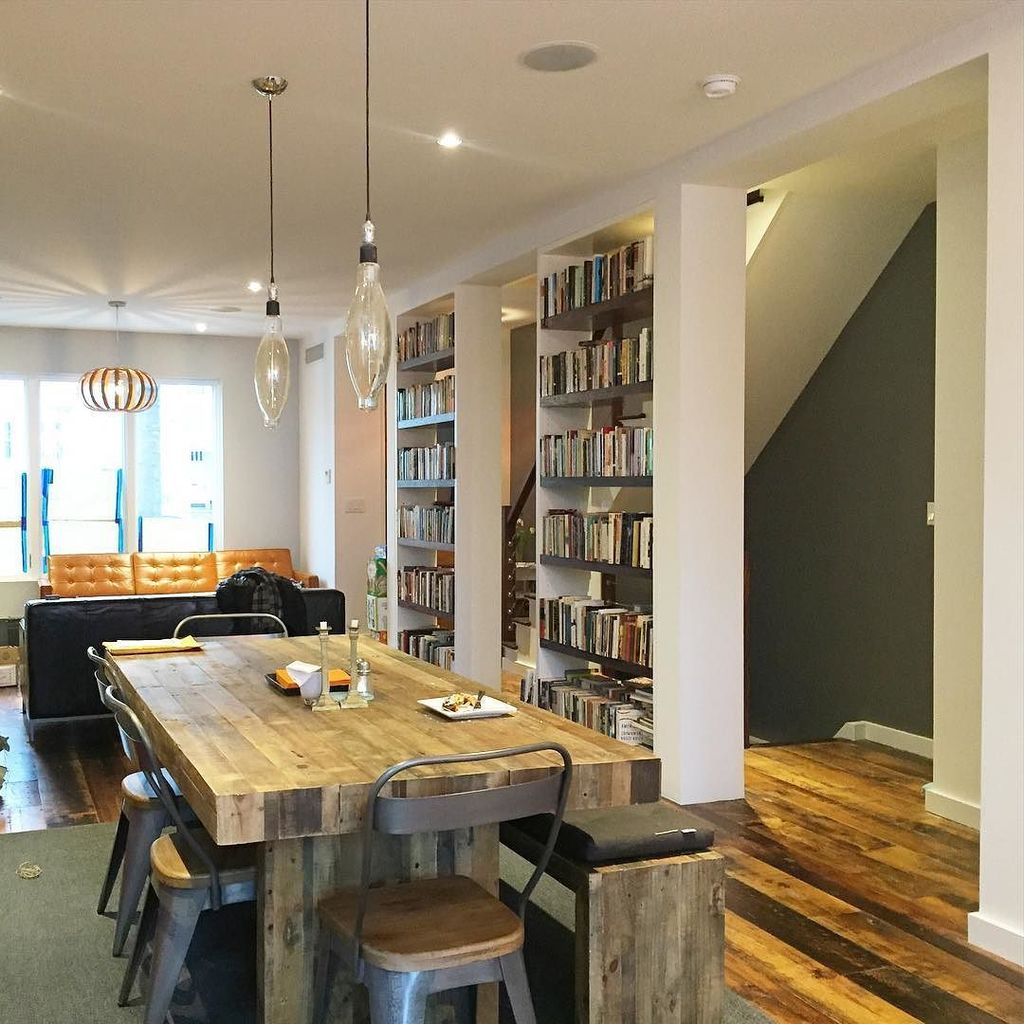 alexandrabarker's tweet photo. #livingroom #library for a #youngadult #author in #Brooklyn #bfdo #architecture #shelving #tw https://t.co/flRxISZgR8