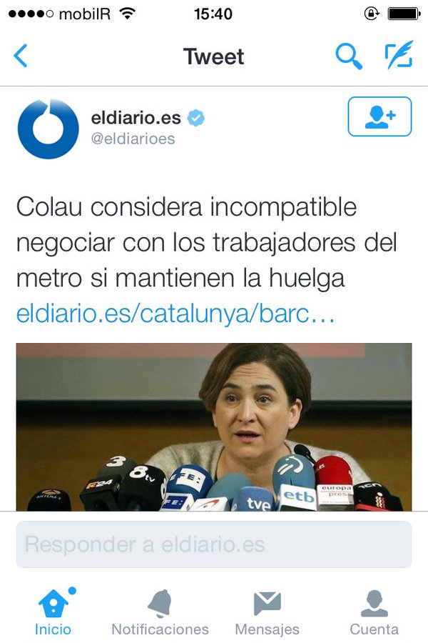 WillyTolerdoo's tweet photo. Hace 6 meses se hacía fotos con los huelguitas, hoy se niega a negociar con ellos si siguen en huelga
#ElCambio https://t.co/WpE6ibGhF5
