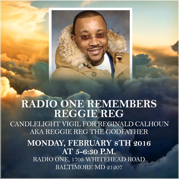 92QJamsBmore's tweet photo. #RIPReggieReg Candlelight Vigil details https://t.co/VJT2R4uXZf