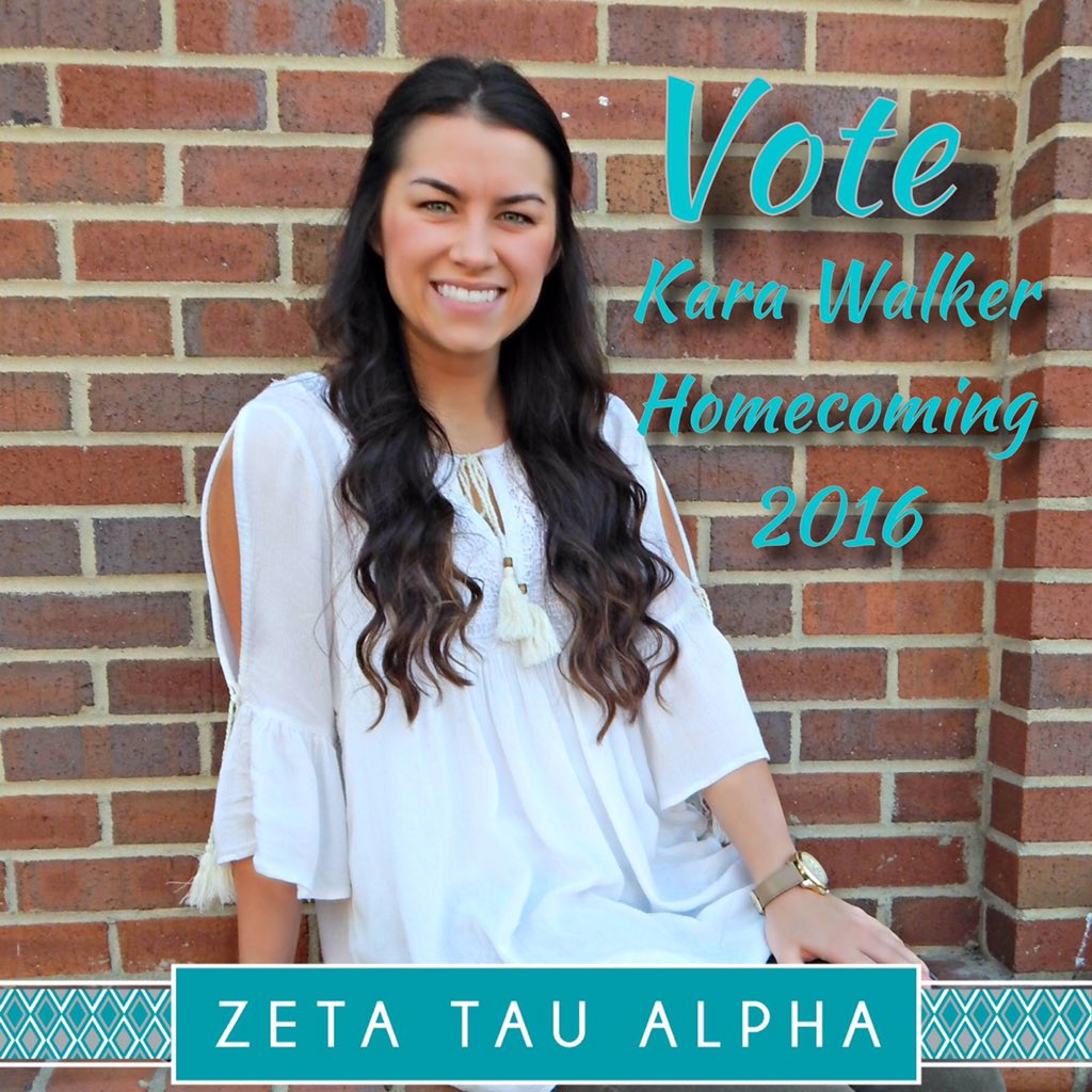 Vote Kara for Homecoming Queen! #AUGHOMECOMING