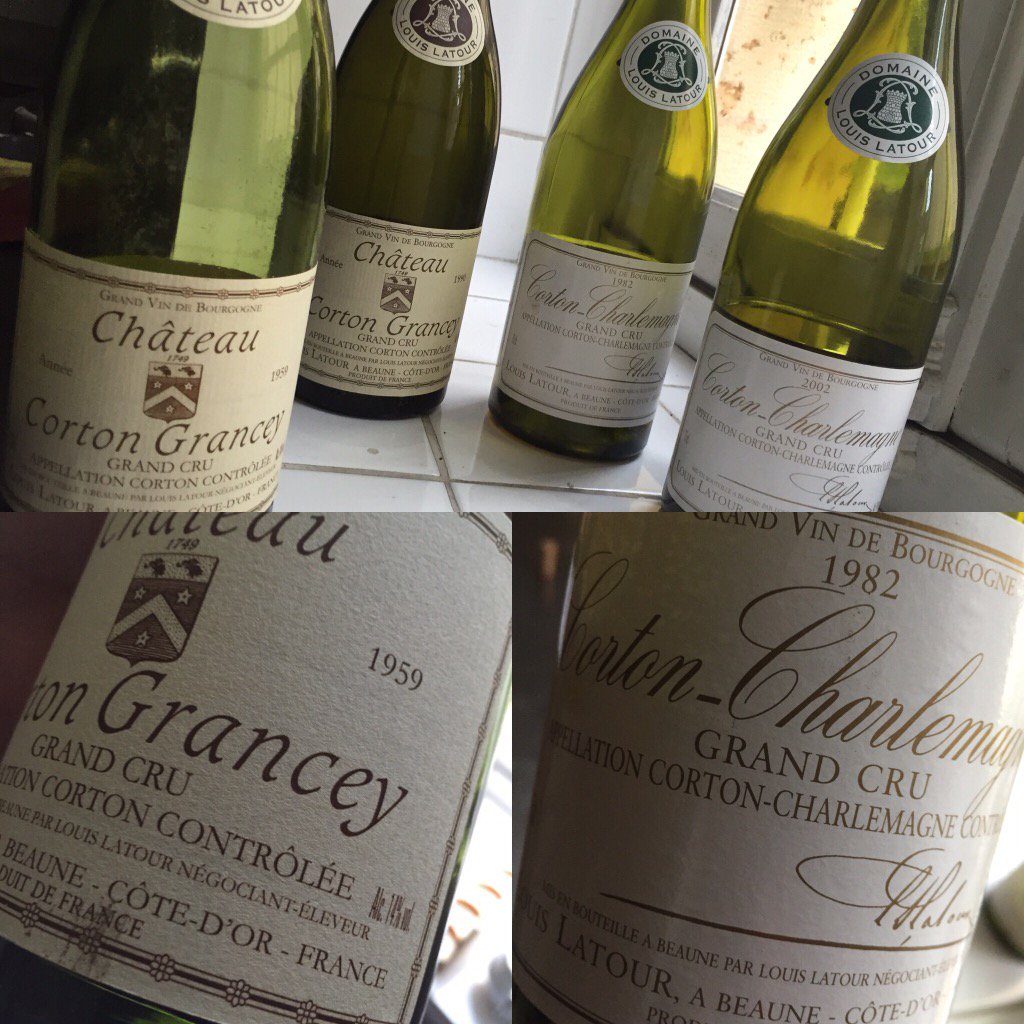 vladgalvan's tweet photo. Degustation Corton Grand Cru - Vieux Millésimes 59, 82, 90, 02 https://t.co/7Tu3vtU1FG