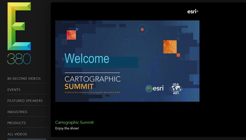 Esri's tweet image. Live-stream of #cartosummit has started. Here&apos;s the agenda for today arcg.is/1Q55QNo #bidgdata #maps