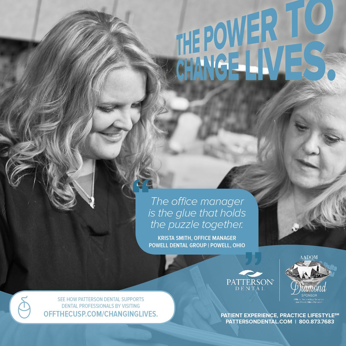 PattersonDental's tweet photo. This month we spotlight Krista Smith, Ohio family gal & AADOM champion: https://t.co/D6JKSbZXSu #PowerToChangeLives https://t.co/0QfiwpDZXp