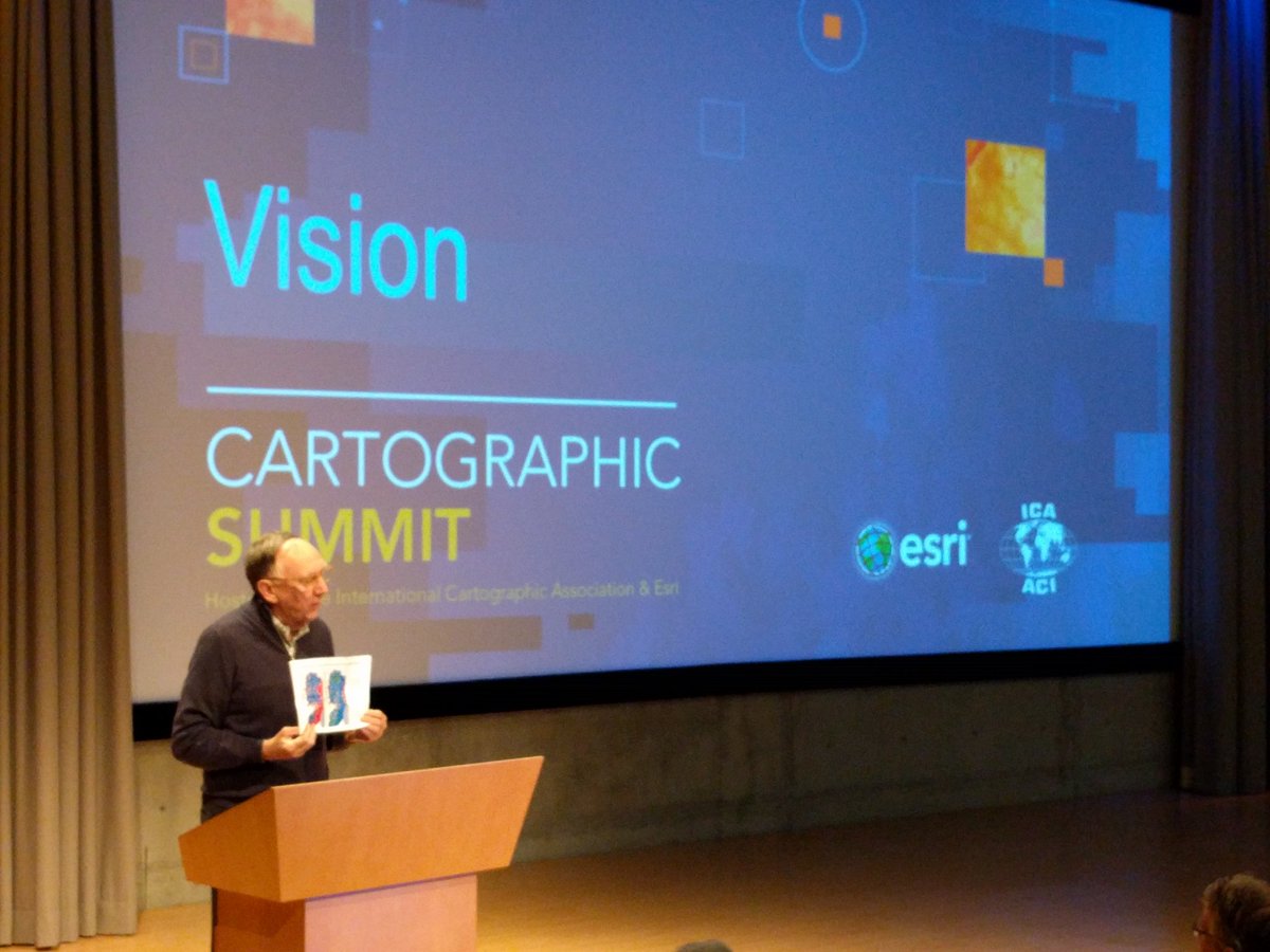 kennethfield's tweet image. Jack Dangermond opens #cartosummit