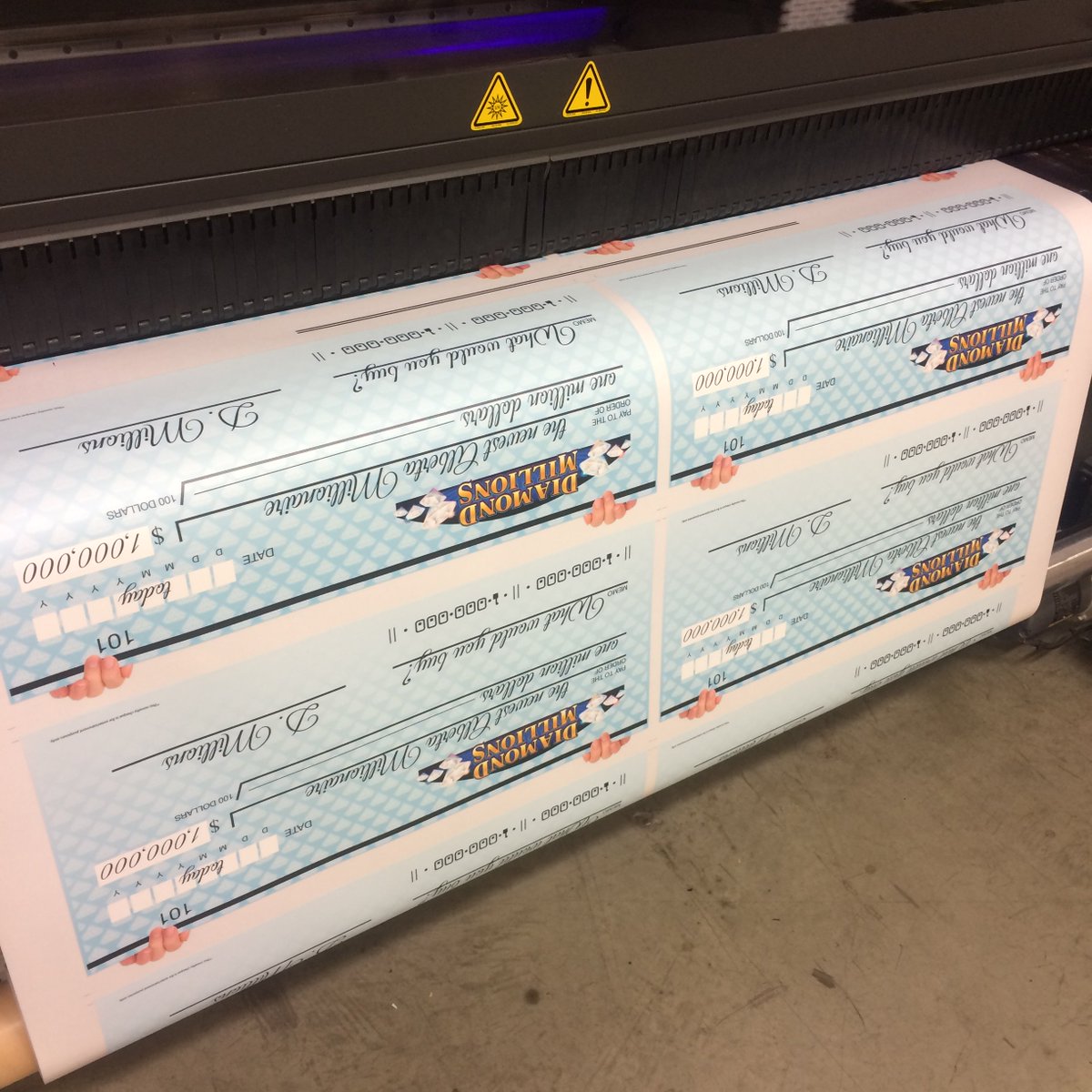 BolderGraphics's tweet image. We're #printing millions! #yyc