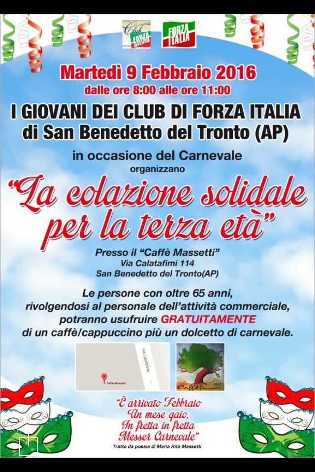 Club_Marche's tweet photo. Domani mattina a #SanBenedettodelTronto i giovani dei #ClubFI organizzano "LA COLAZIONE SOLIDALE PER LA TERZA ETA'" https://t.co/Gh82xdIrjZ